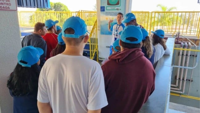 Alunos da APAE de Jundiaí participam de visita técnica à DAE