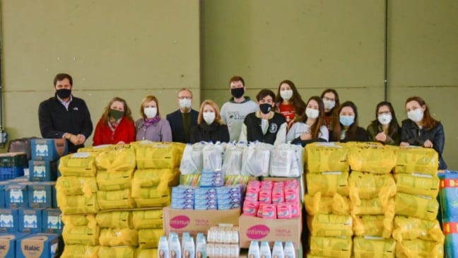 Alunos da FMJ fazem doação para Fundo Social de Jundiaí