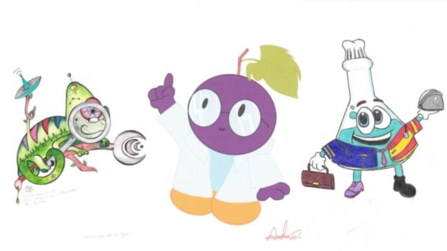 Alunos da rede estadual criam mascotes da 1ª Feira das Profissões e Tecnologia de Jundiaí 