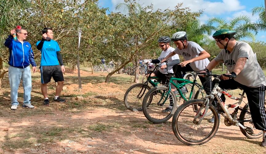 Alunos do PEAMA participam de Mountain Bike no Parque da Cidade