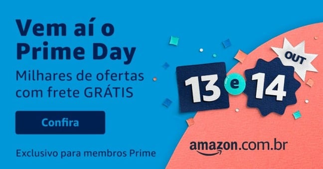 Amazon Prime Day começa nesta terça (13) com ofertas imperdíveis