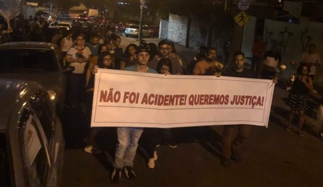 Amigos e familiares de Thamyres Jacinto protestam e pedem justiça em Jundiaí