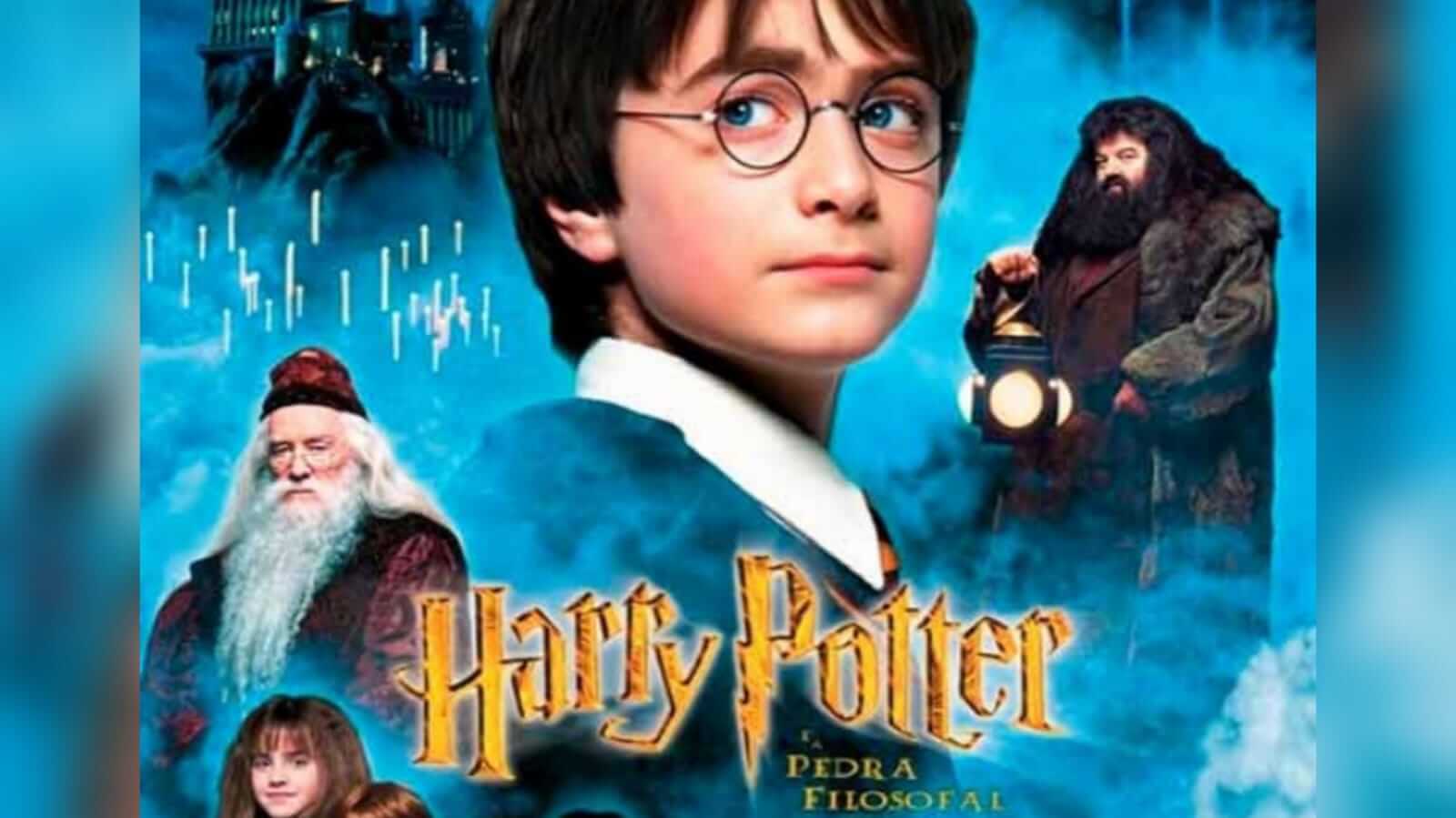 Capa do filme Harry Potter e a Pedra Filosofal