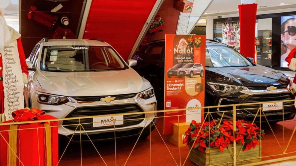Carros sorteados no Maxi Shopping Jundiaí