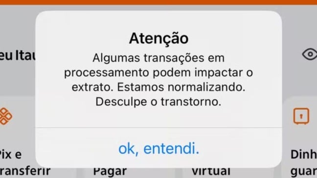 Print aplicativo Itaú