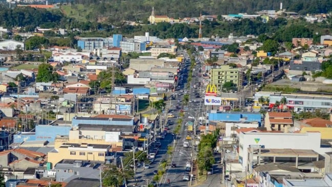 Várzea Paulista vista de cima