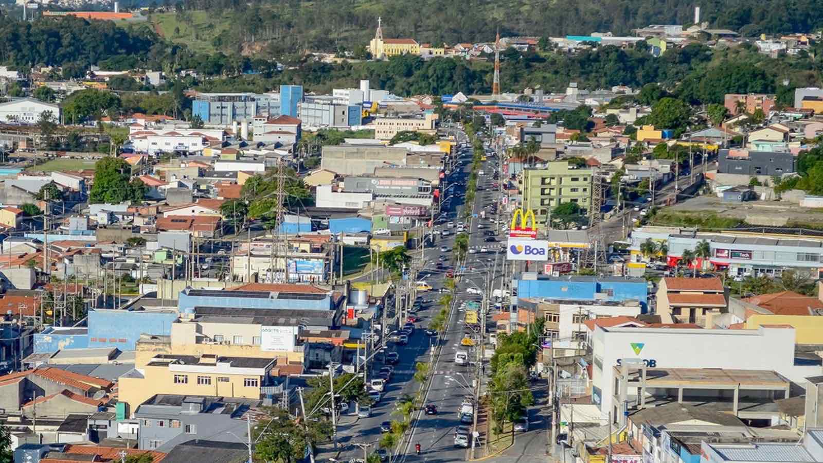 Várzea Paulista vista de cima
