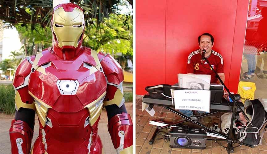 Artistas de rua levam alegria para ruas de Jundiaí