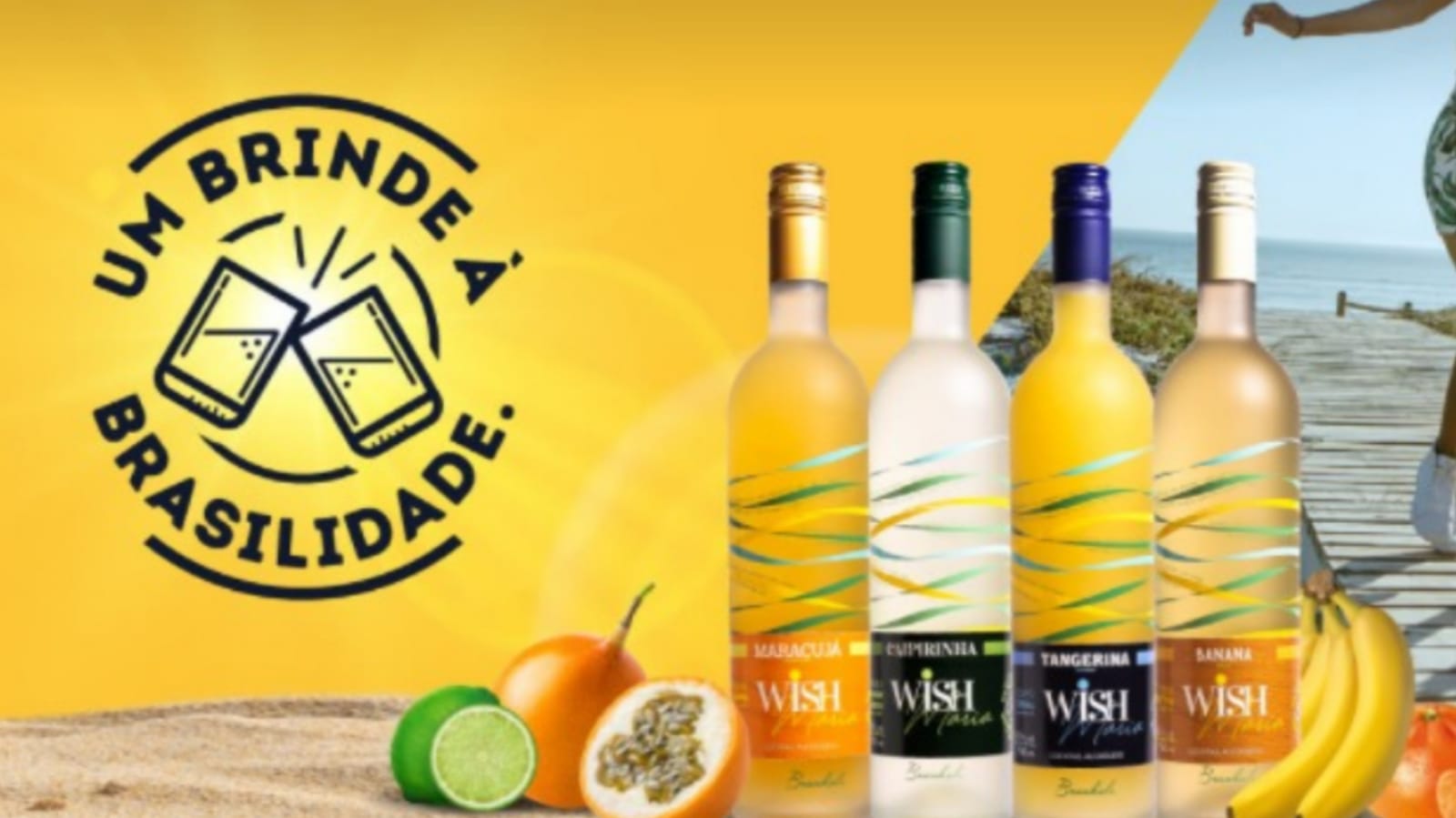 Garrafas de caipirinha