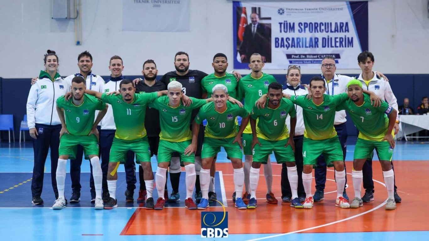 Atleta de Jundiaí conquista bronze nos Jogos Surdolímpicos de futsal