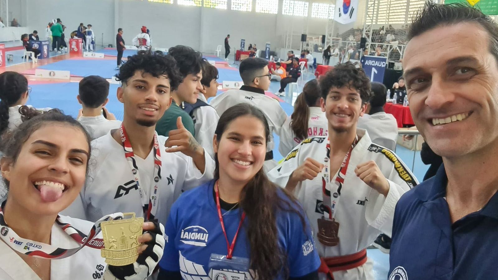 Atles e técnico de Taekwondo