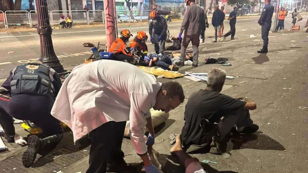 Atropelamento na Cracolândia Atropelamento na Cracolândia