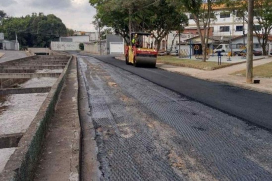 Avenida Itália, em Várzea Paulista, passa por uma série de melhorias
