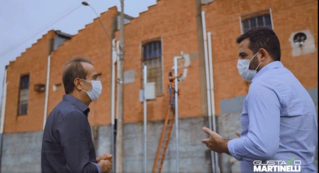 Deputado Miguel Haddad e vie-prefeito de Jundiaí, Gustavo Martinelli