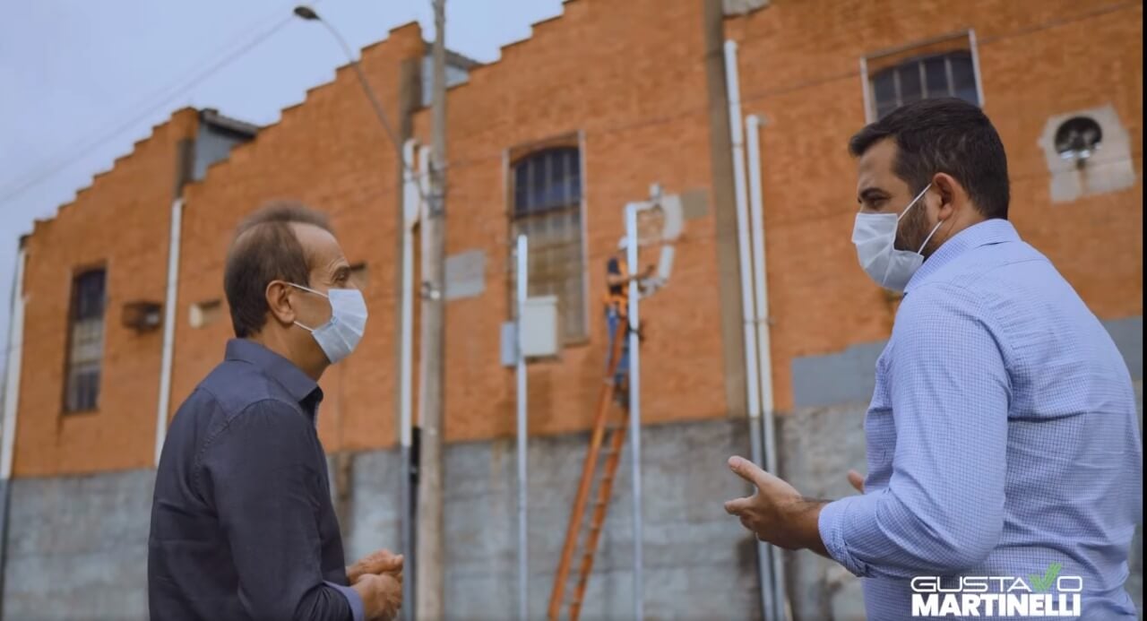 Deputado Miguel Haddad e vie-prefeito de Jundiaí, Gustavo Martinelli