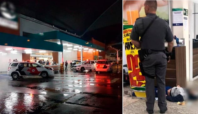 Bandido morre em assalto ao supermercado Covabra de Itatiba
