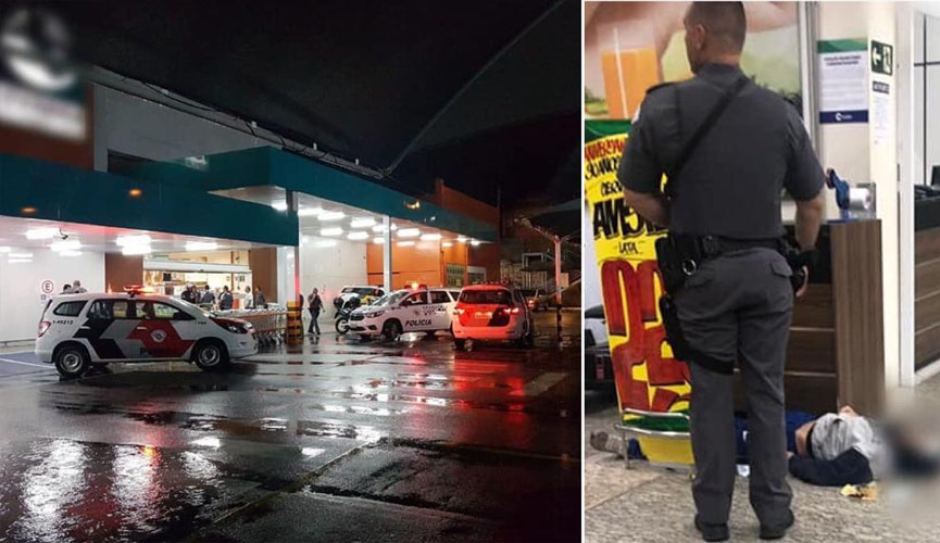 Bandido morre em assalto ao supermercado Covabra de Itatiba