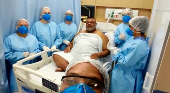 Big Chico recebe alta. (Foto: Divulgação)