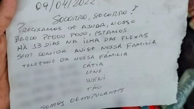 Marinha encontra desaparecidos