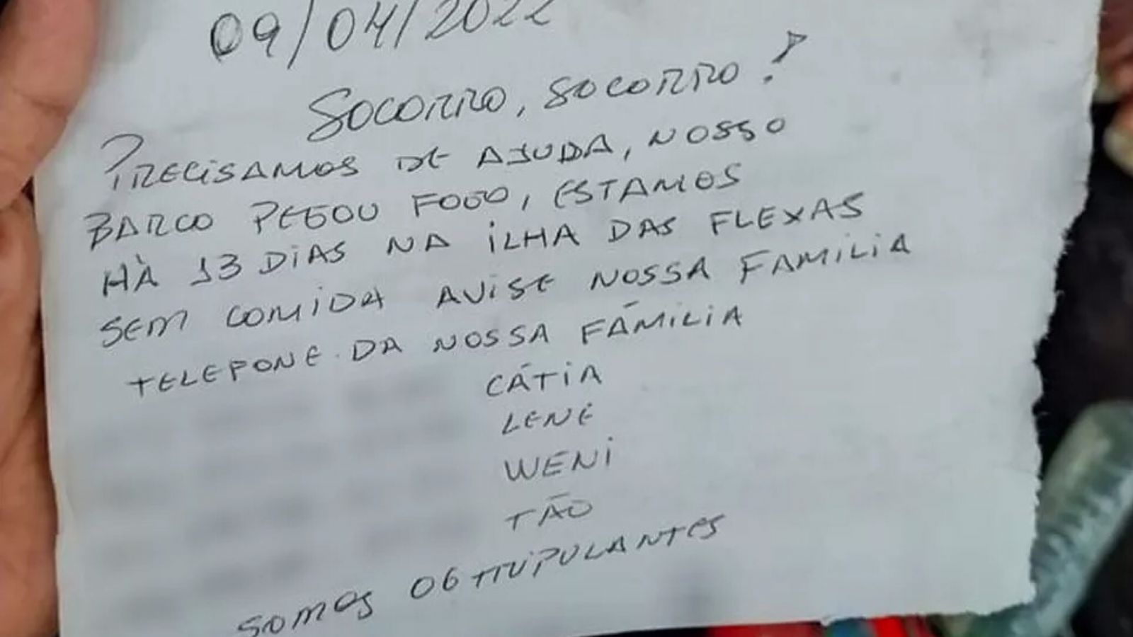 Marinha encontra desaparecidos