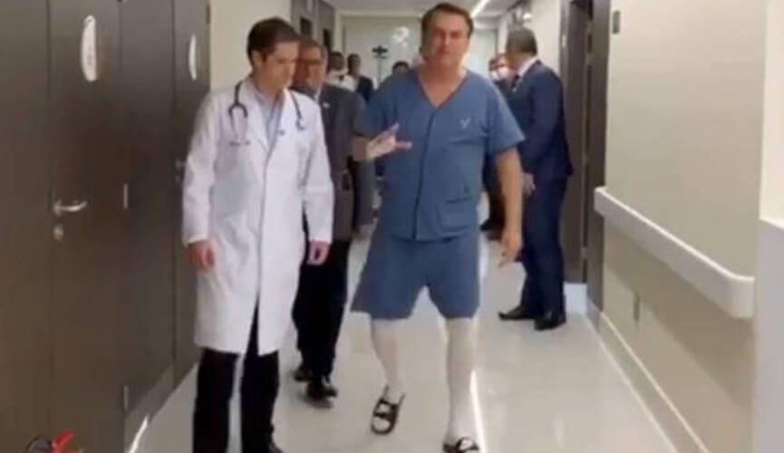 Bolsonaro apresenta melhor contínua após cirurgia, segundo boletim médico