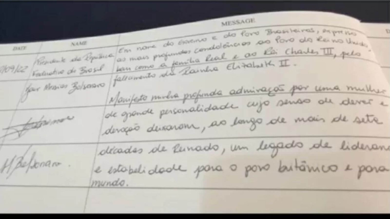 Livro de condolências