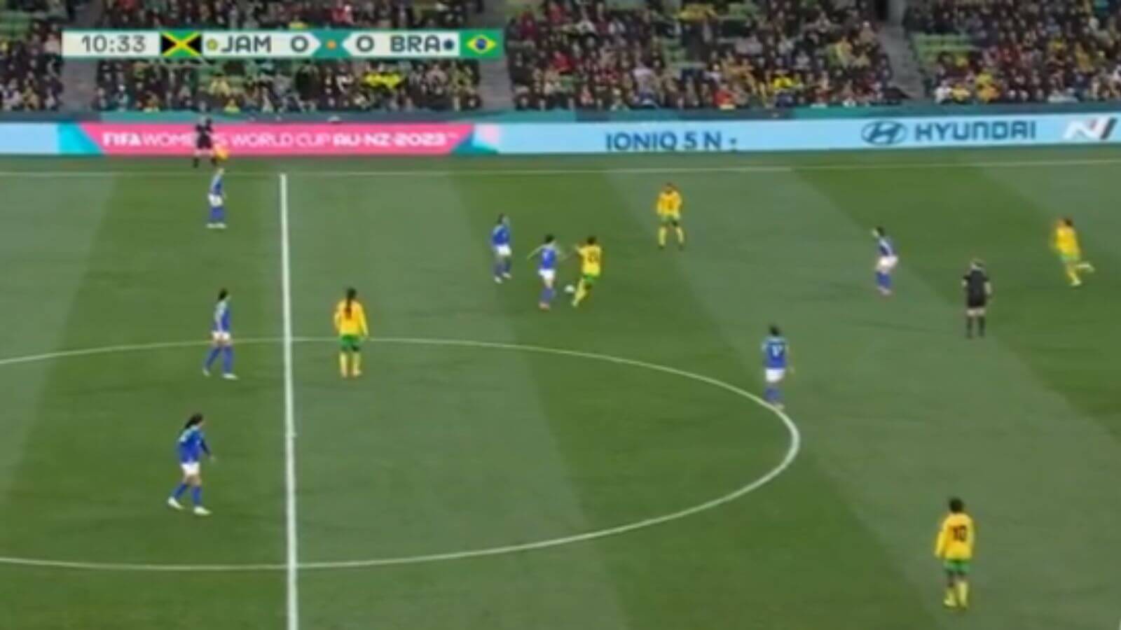 Jogo Brasil contra Jamaica