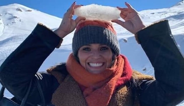 Giovanna viajava a passeio