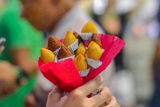Buquê de coxinhas faz sucesso no Dia dos Namorados