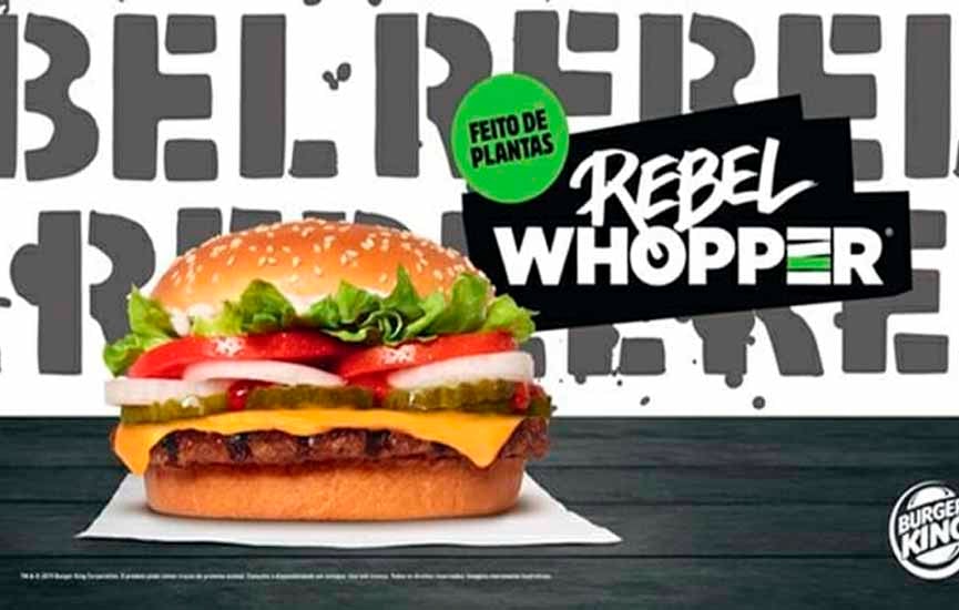 Burger King vai lançar lanche com hambúrguer vegetal idêntico à carne