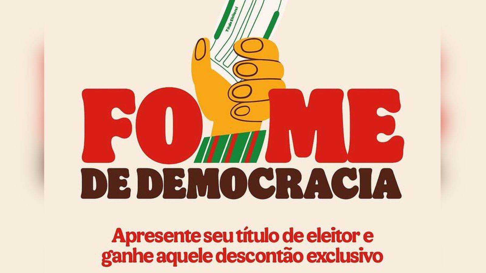 'Fome de democracia'