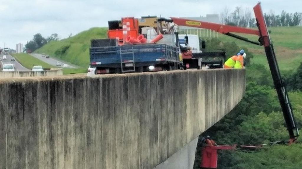 CCR AutoBAn reforça vigas em viadutos de Jundiaí