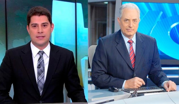 Evaristo Costa e William Waack na CNN Brasil