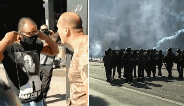 Ato pela democracia na Paulista termina em confronto com bolsonaristas e PM