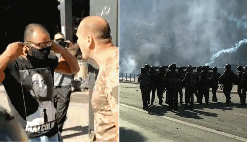 Ato pela democracia na Paulista termina em confronto com bolsonaristas e PM