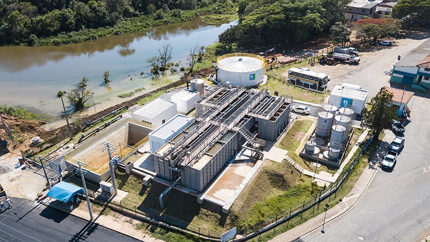 Estação de Tratamento de Água de Cabreúva. (Foto: Divulgação)