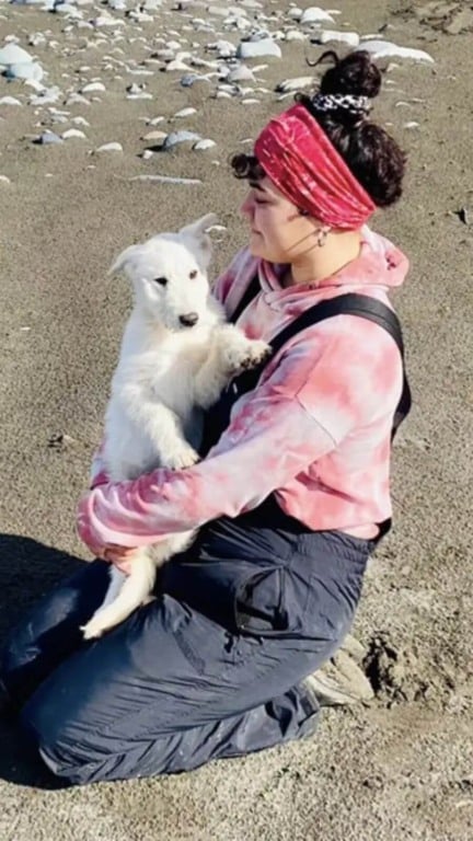 Cachorro amado envia anjo do céu para sua família durante enterro