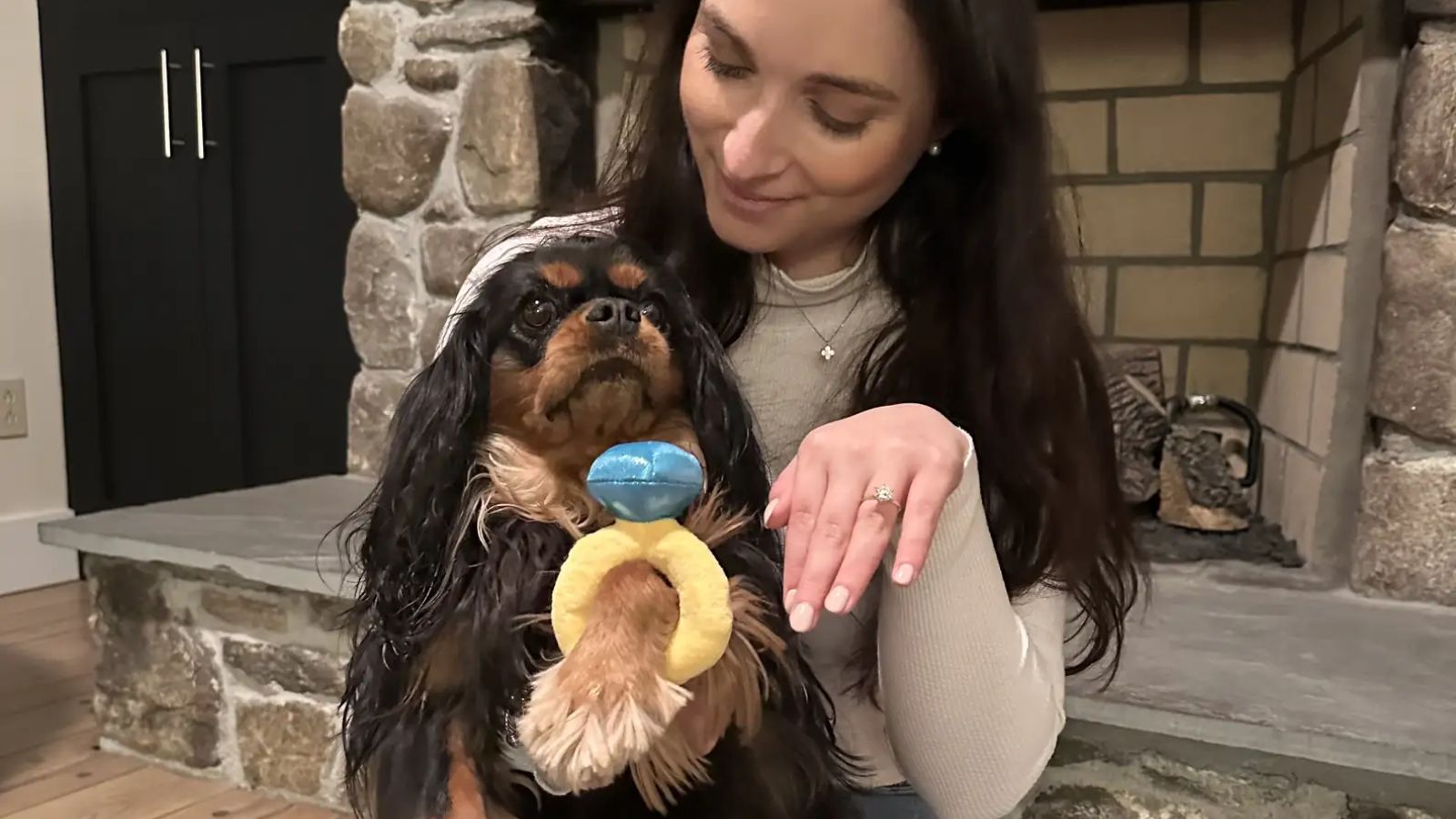 Cachorro é pedido em casamento junto com a tutora