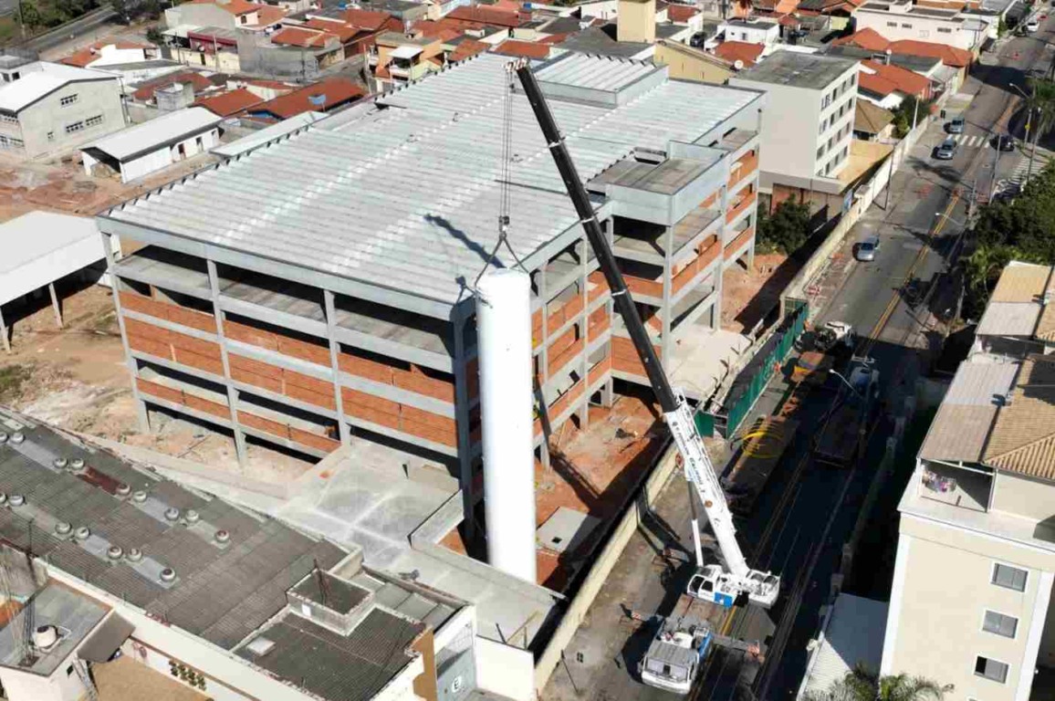 Caixa d´água foi instalada para atendimento de todo o complexo. Foto: Prefeitura de Jundiaí Caixa d´água foi instalada para atendimento de todo o complexo. Foto: Prefeitura de Jundiaí