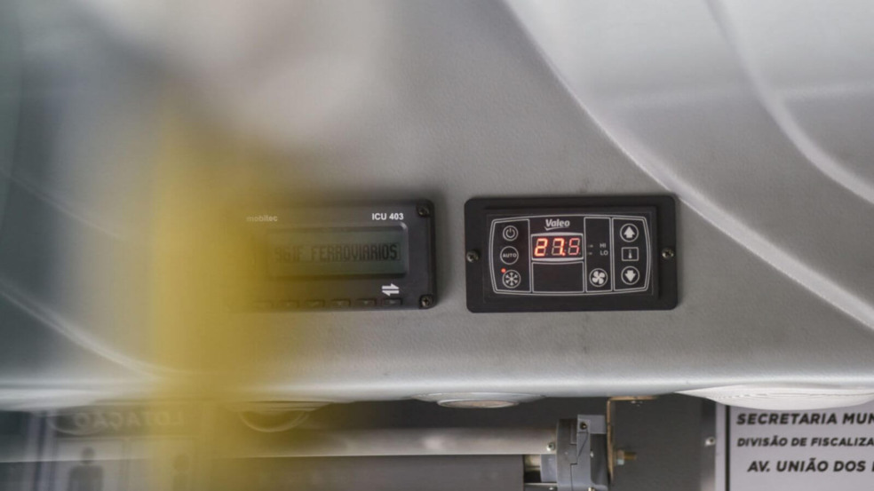 Ar-condicionado em ônibus de Jundiaí