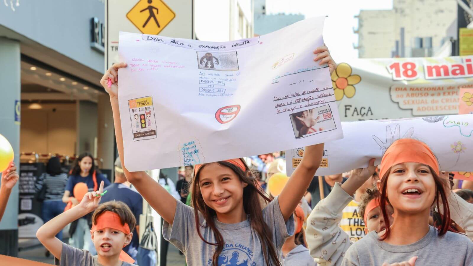 Caminhada do Maio Laranja em Jundiaí