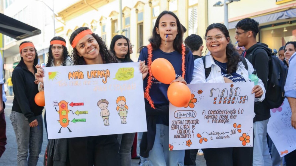 Caminhada do Maio Laranja em Jundiaí