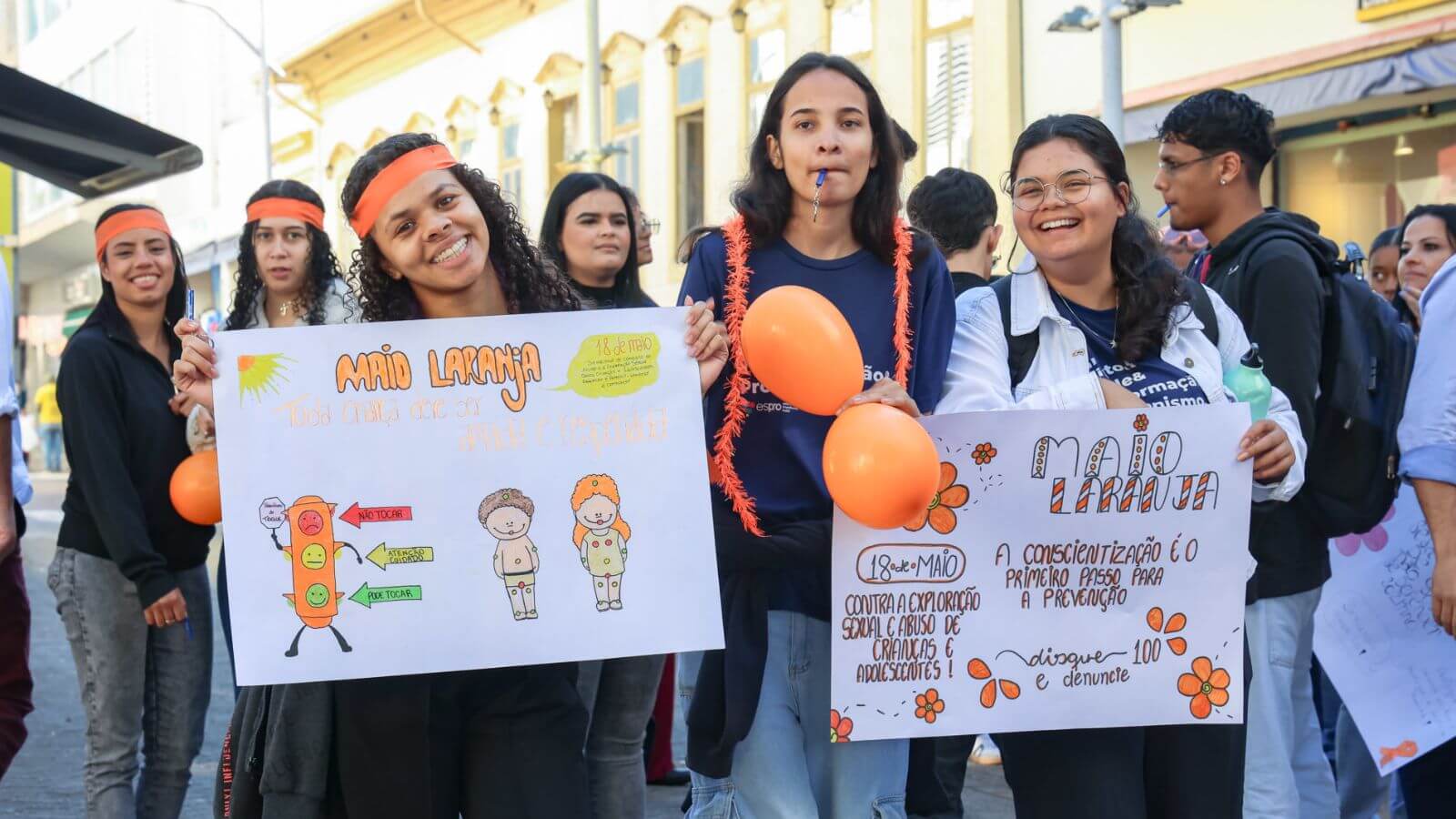 Caminhada do Maio Laranja em Jundiaí