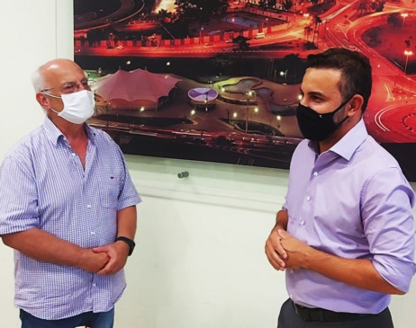 Deputado Eduardo Pereira em Campo Limpo Paulista. (Foto: Divulgação)