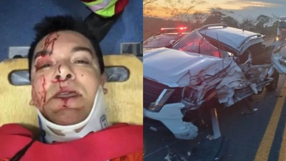 Cantor Regis Danese está na UTI em estado grave após acidente de carro