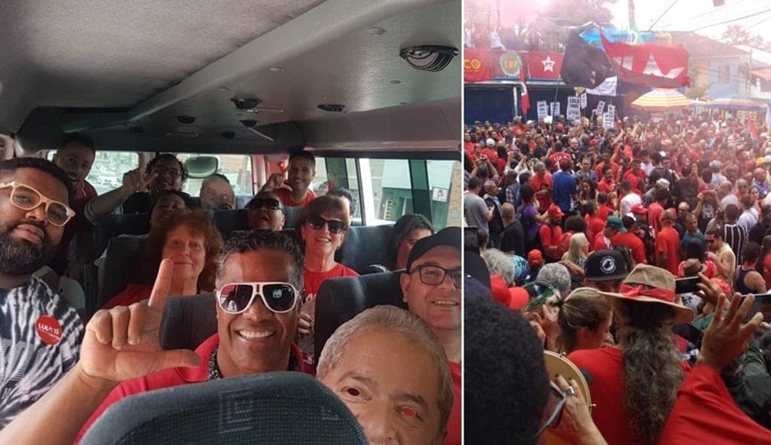 Caravana de Jundiaí vai ao encontro de Lula em São Bernardo