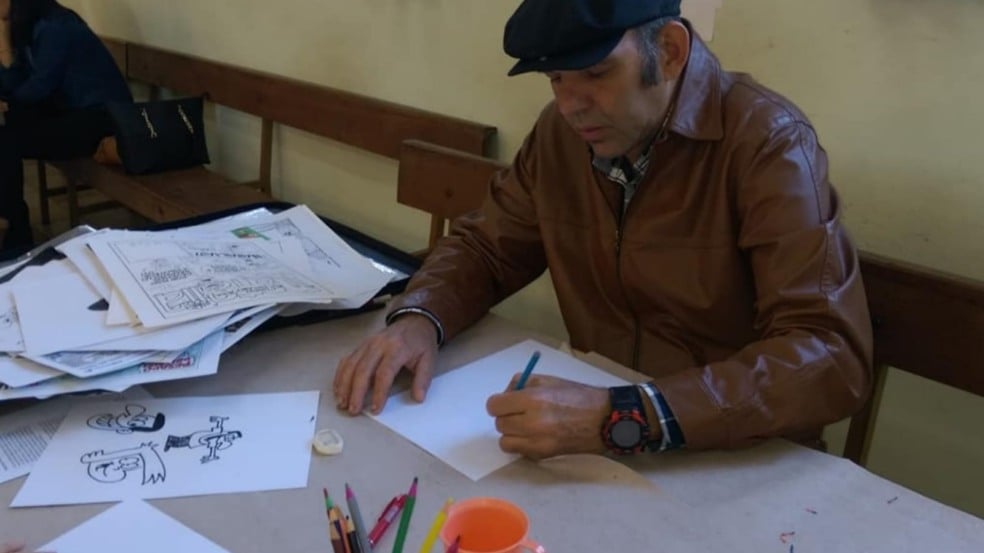 Cartunista Paulo Cesar Trilho, de Jundiaí