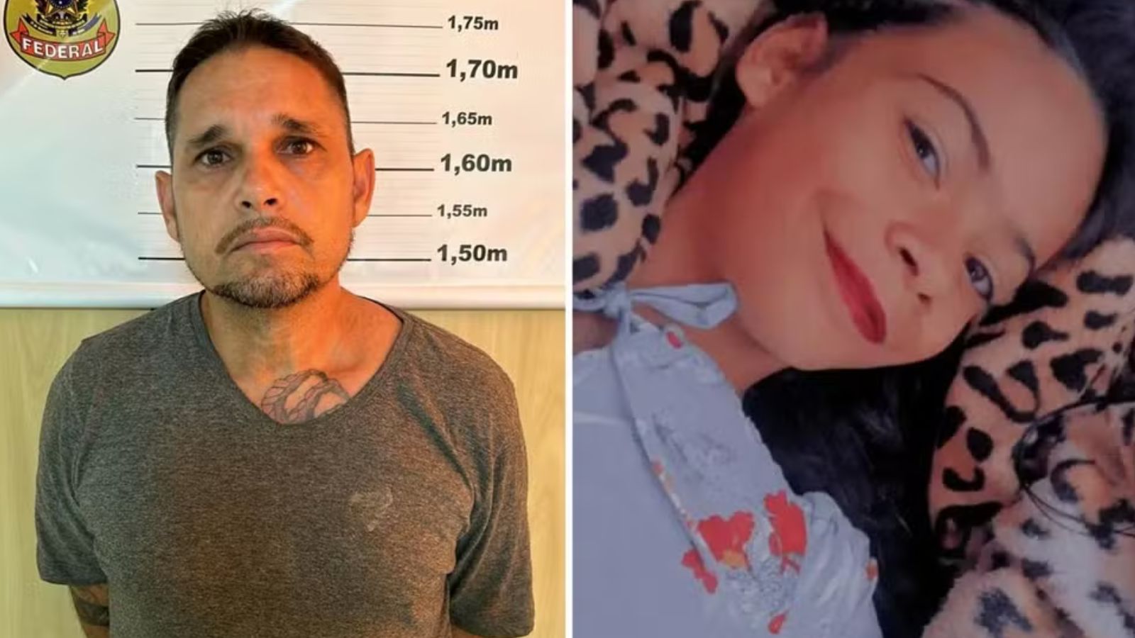 Homem acusado e vítima