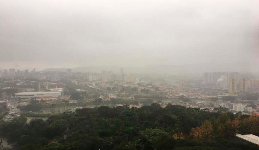 Chuva continua nessa sexta-feira e máxima deve ser de 19ºC em Jundiaí