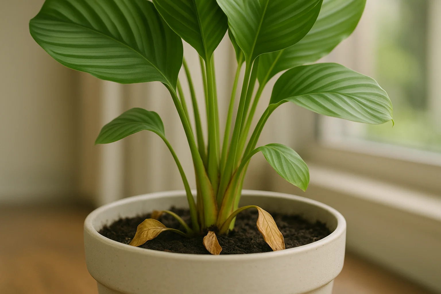 Ciclanto perdendo folhas Umidade do solo pode ser o motivo